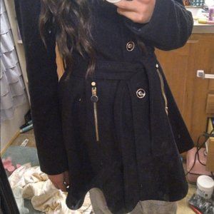 INC Internatiinal Concepts pea/ trench coat